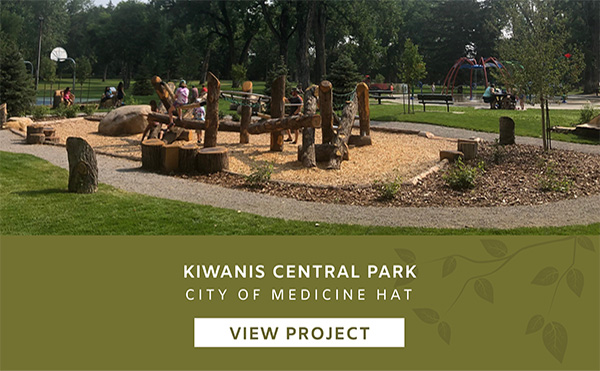 Kiwanis Central Park Medicine Hat Alberta Playgound Landscape Design